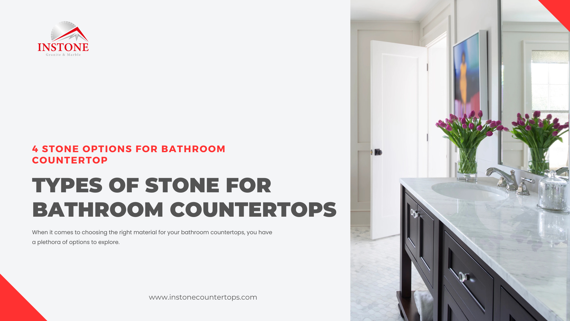 Elegance of Natural Stone: Perfect Choice for Bathroom Countertops