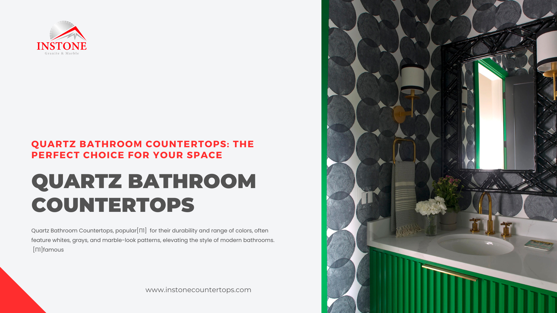 New quartz countertops
